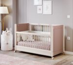 Baby Elegance Hjulbar Babyseng (Kan Placeres Ved Sengen) (60x120 cm)