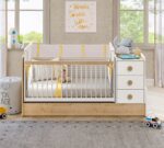 Baby Natura Voksende Babyseng (Gyngende og kan bruges som bord) (70x115-70x160 cm) - Image 2