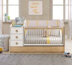 Baby Natura Voksende Babyseng (Gyngende og kan bruges som bord) (70x115-70x160 cm) - Image 3