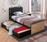 Sort Alt-seng (90x190 cm)