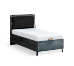 Mørk metalbaseret seng - Image 3