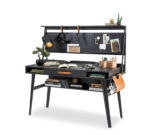 Dark Metal Skrivebord (Med enhed) - Image 3