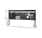 Dark Metal Skrivebord (Med enhed) - Image 5