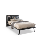 Mørk metal seng - Image 4