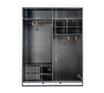 Mørk metal skuffeskab - Image 4