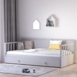 Daybed uden tag, grå (med underbed) (100x200 cm)