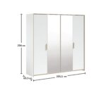 Modera 4-dørs skab - Image 4