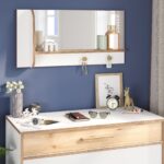 Moderna hylde med spejl