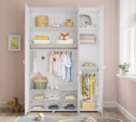 Montes Hvid 3-dørs skab - Image 2