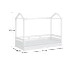 Montes Hvid seng med flad top (90x200 cm) - Image 7