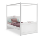 Rustik hvid sengegardinholder - Image 2