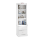 Rustik hvid bogreol - Image 2