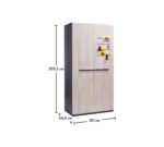 Trio 2-dørs skab - Image 7