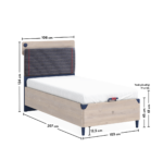 Trio Line Basalt Sikkerhedsseng - Image 4