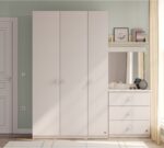 Varia Krem 3-dørs Line-skab - Image 3