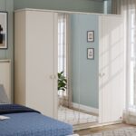 Varia Krem 4-dørs skab