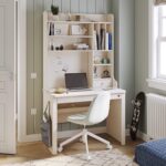 Varia cremefarvet skrivebord (Med høj arbejdskapacitet)