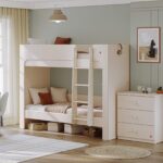 Varia Cremefarvet Smal Køjeseng (90x200 cm)