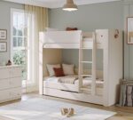 Varia Cremefarvet Smal Køjeseng (med Bundskuffe)