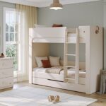 Varia Cremefarvet Smal Køjeseng (med Bundskuffe)